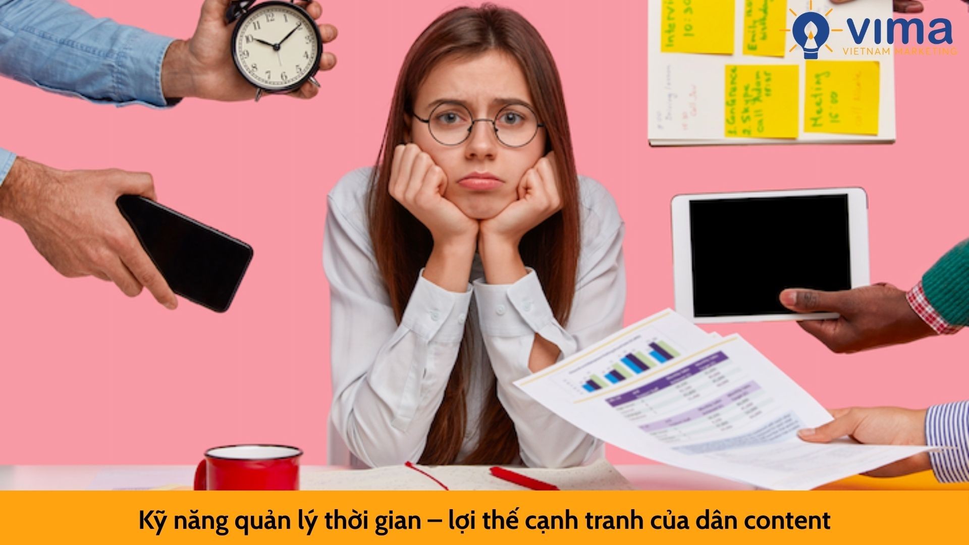 Kỹ năng quản lý thời gian – lợi thế cạnh tranh của dân content