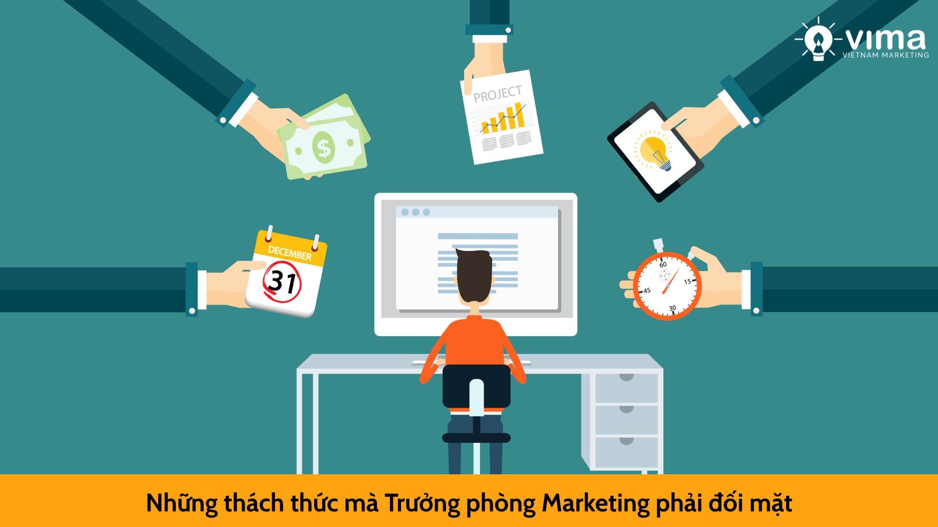 Những thách thức mà Trưởng phòng Marketing phải đối mặt