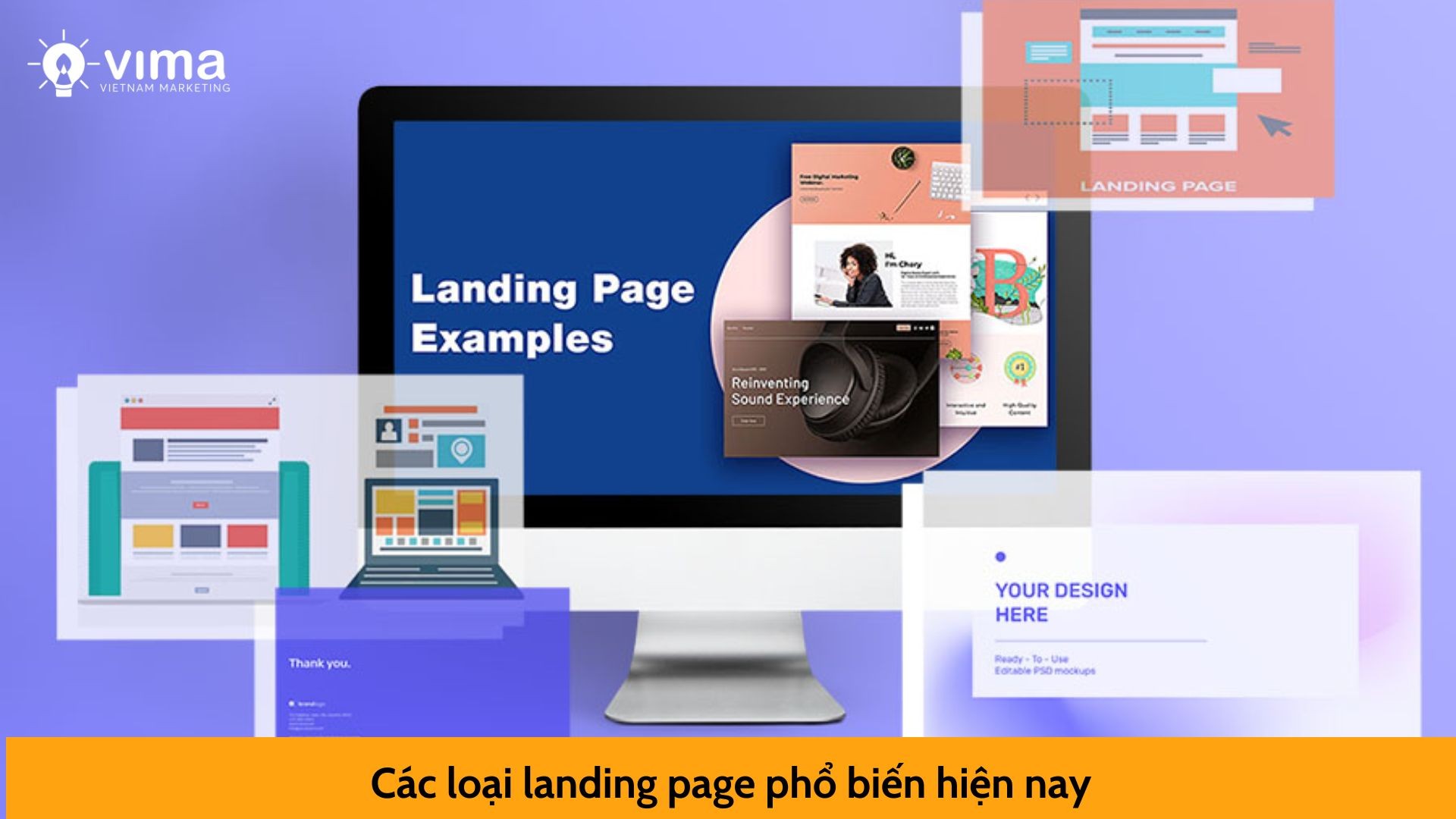 Các loại landing page phổ biến hiện nay