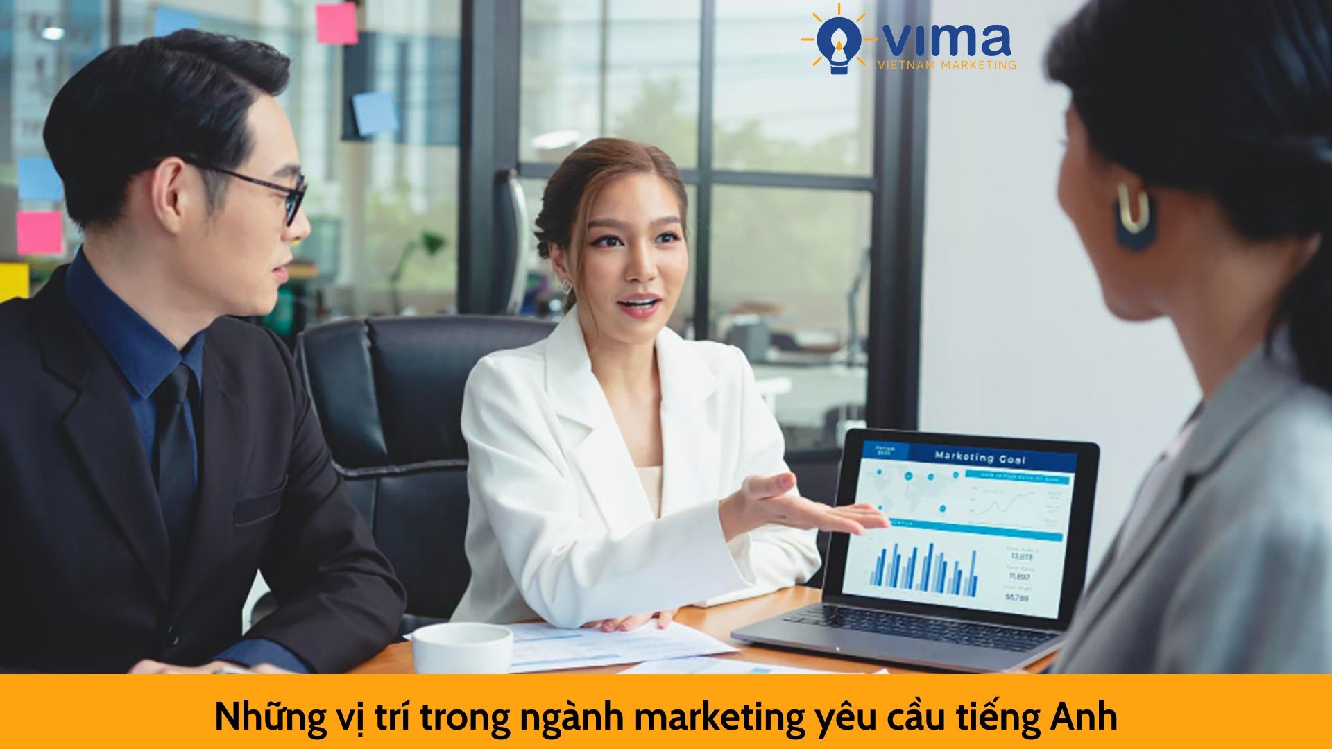 Những vị trí trong ngành marketing yêu cầu tiếng Anh