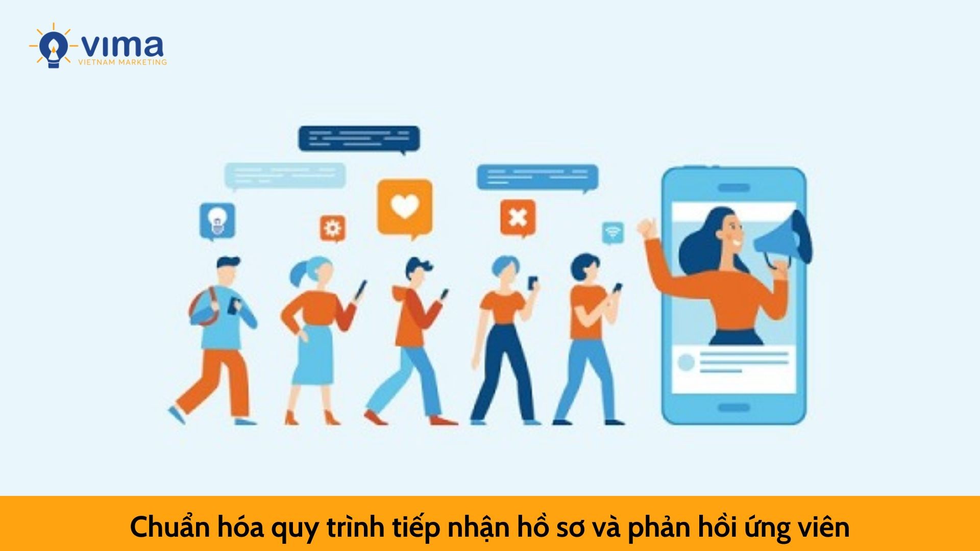 Chuẩn hóa quy trình tiếp nhận hồ sơ và phản hồi ứng viên