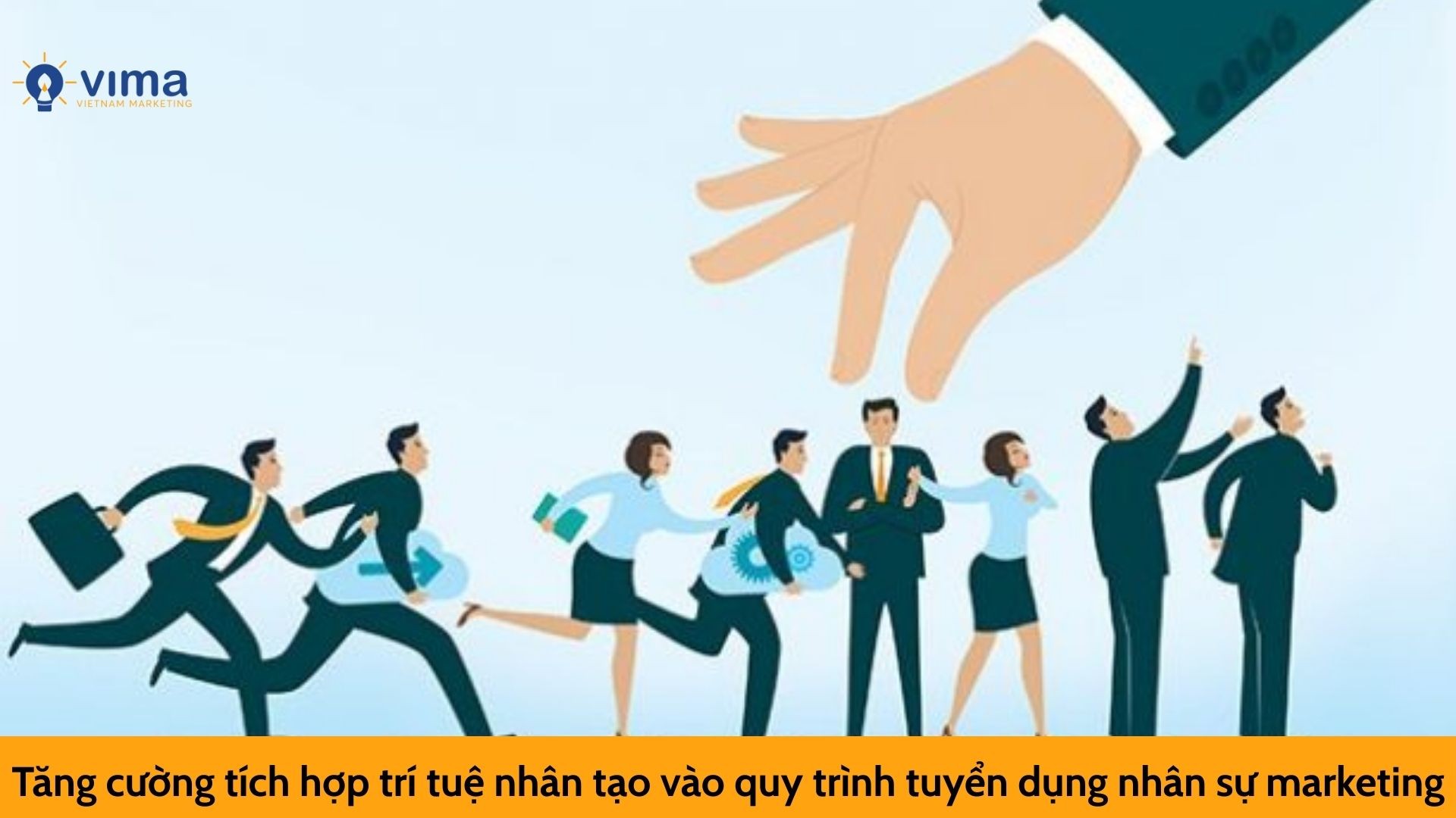 Tăng cường tích hợp trí tuệ nhân tạo vào quy trình tuyển dụng nhân sự marketing