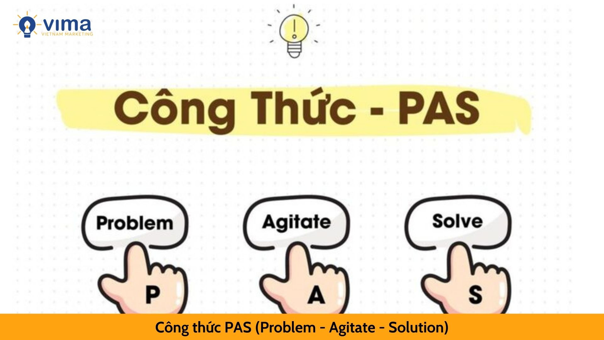 Công thức PAS (Problem - Agitate - Solution)