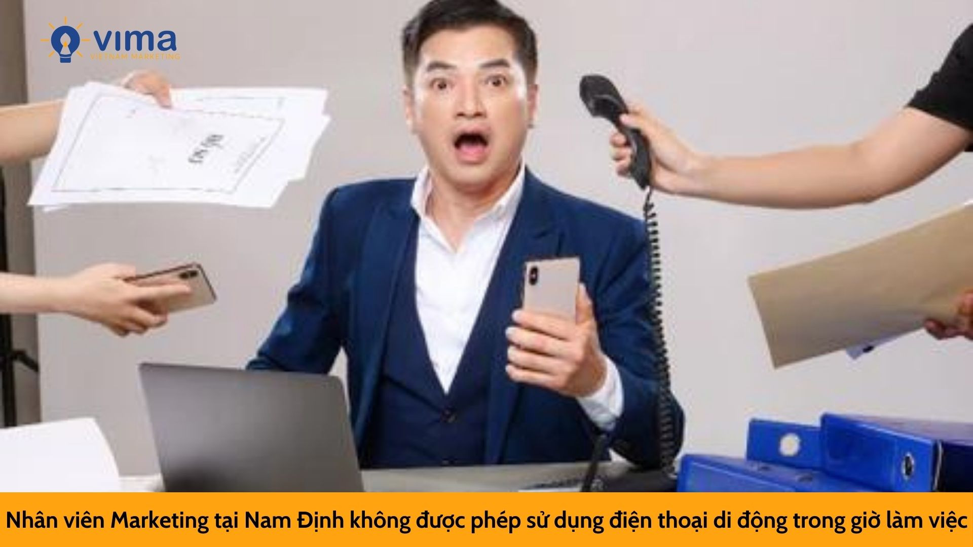 Nhân viên Marketing tại Nam Định không được phép sử dụng điện thoại di động trong giờ làm việc