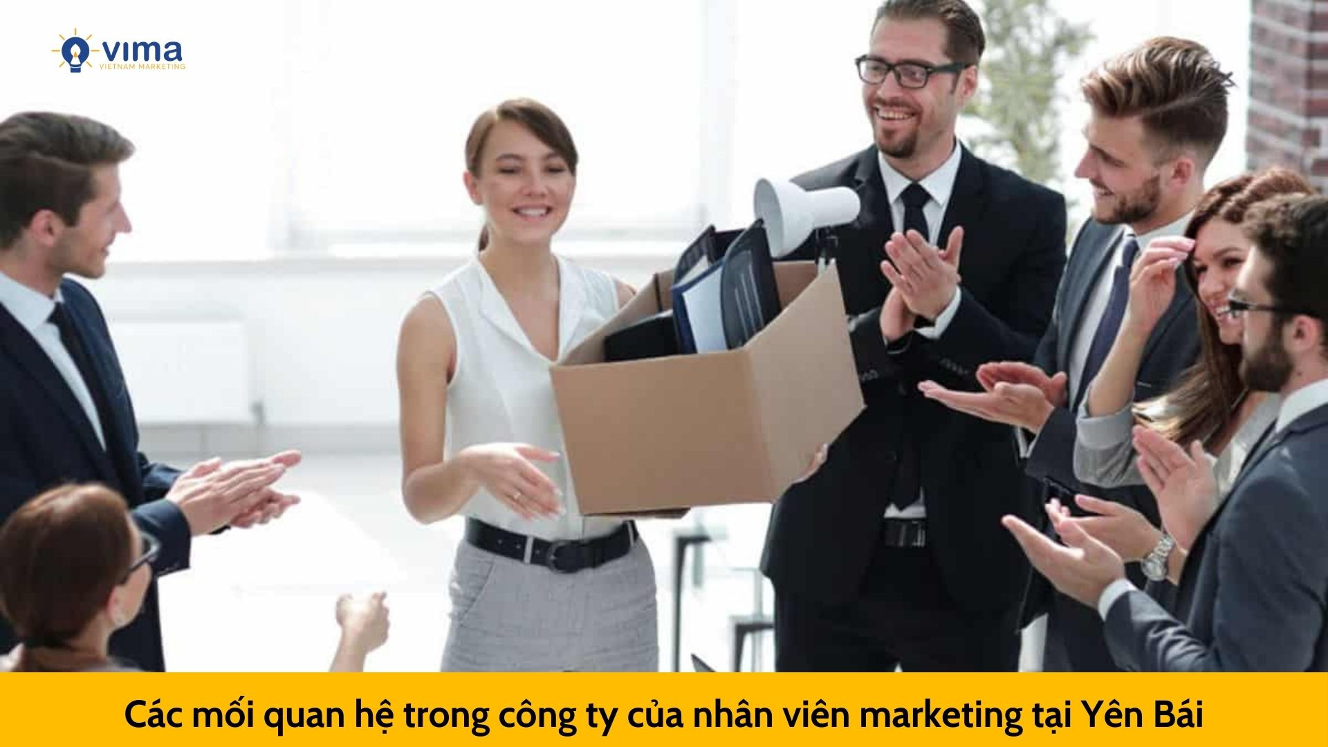 Các mối quan hệ trong công ty của nhân viên marketing tại Yên Bái
