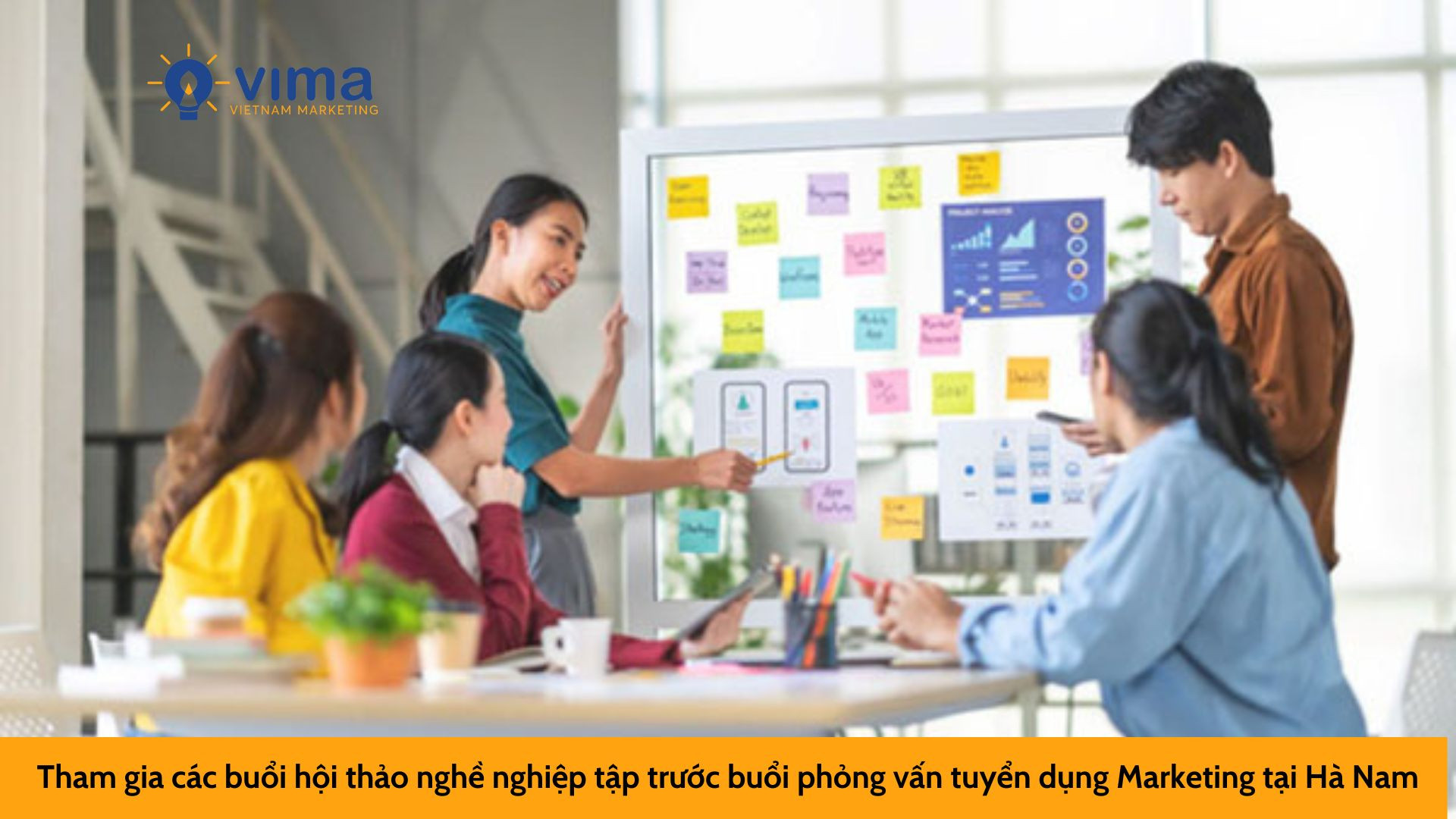 Tham gia các buổi hội thảo nghề nghiệp tập trước buổi phỏng vấn tuyển dụng Marketing tại Hà Nam
